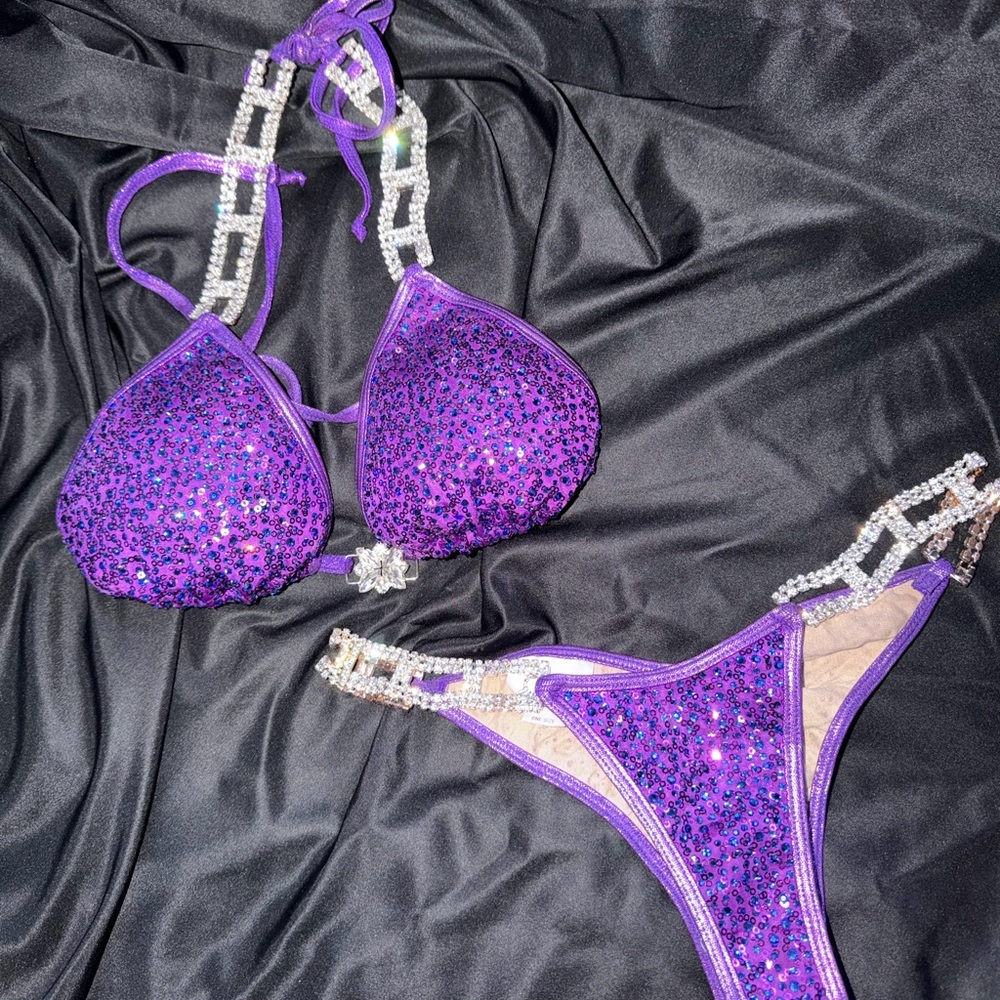 Purple Bikini/Wellness Competition Suit